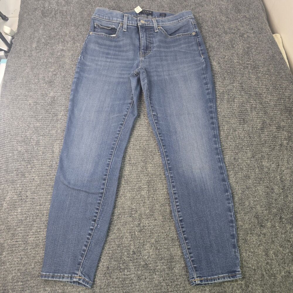Lucky Brand Jeans Womens 10/30 Blue Medium Wash Ava Mid Rise Skinny Ankle 30x25